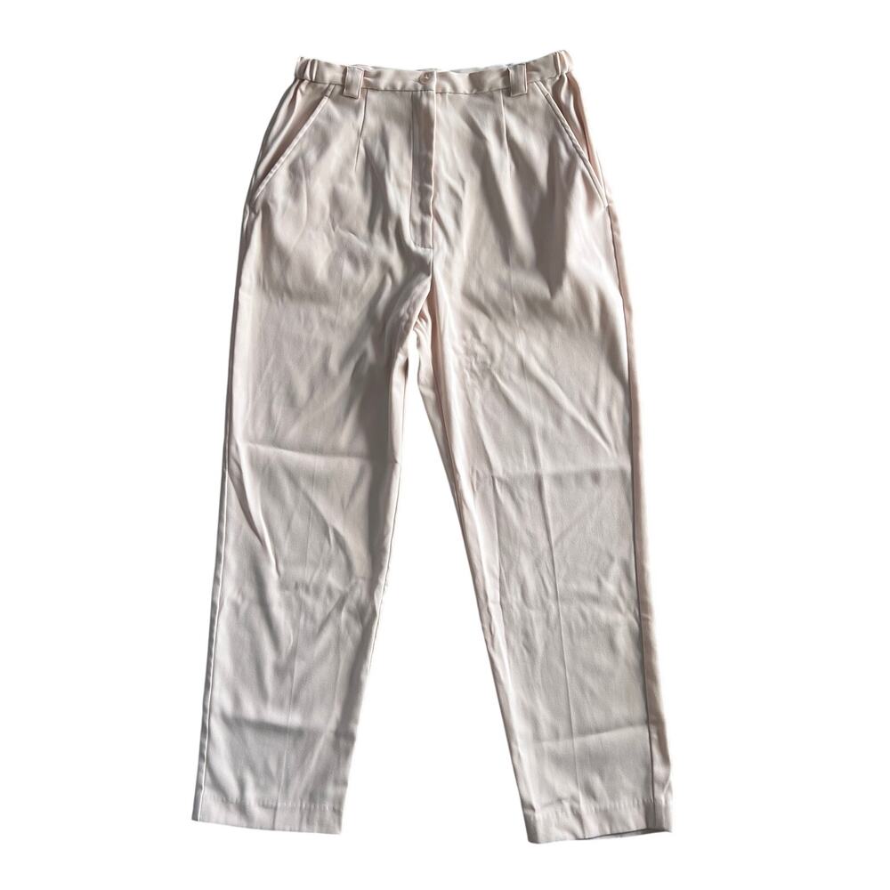 Coldwater Creek Petite Pink Dress Pants P10 Stretch Straight Leg